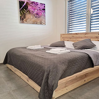 Ložnice apartmánu A6 (Green Stone Lipno)