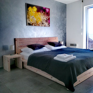 Ložnice apartmánu A8 (Green Stone Lipno)